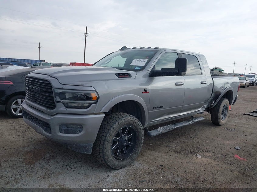 Vin: 3c6ur5nl7kg655396, lot: 46685306, ram 2500 laramie  4x4 6'4 box 20192