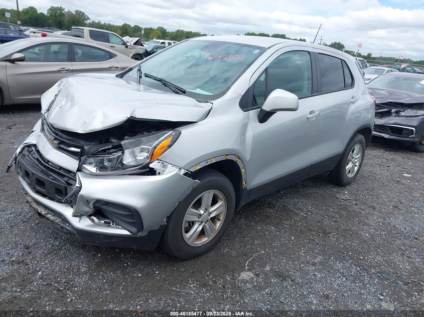 Vin: kl7cjnsm2nb548033, lot: 46685337, chevrolet trax awd ls 20222