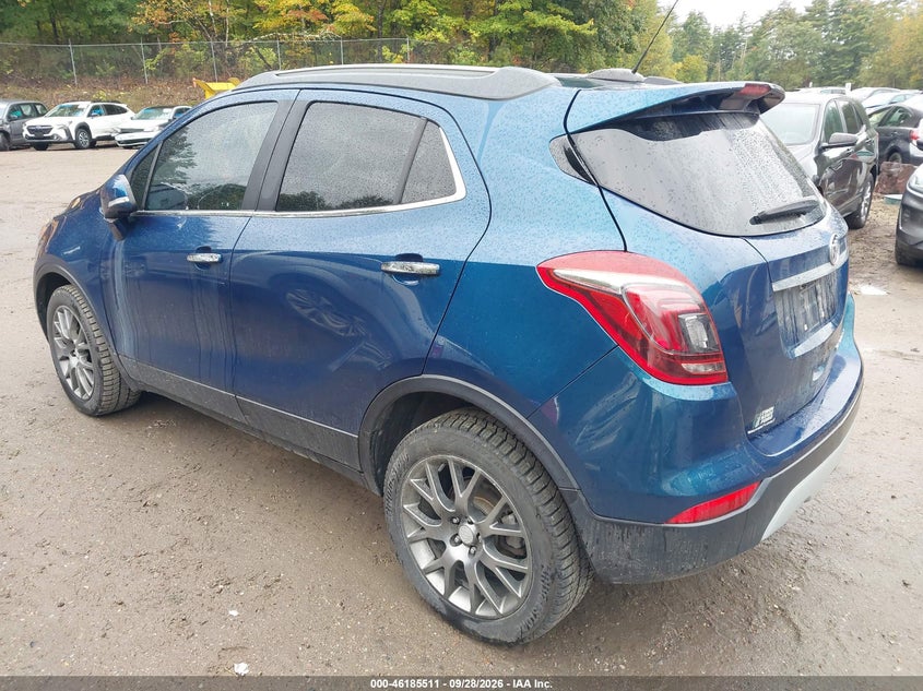 Vin: kl4cj2sb8kb739686, lot: 46685371, buick encore awd sport touring 20193