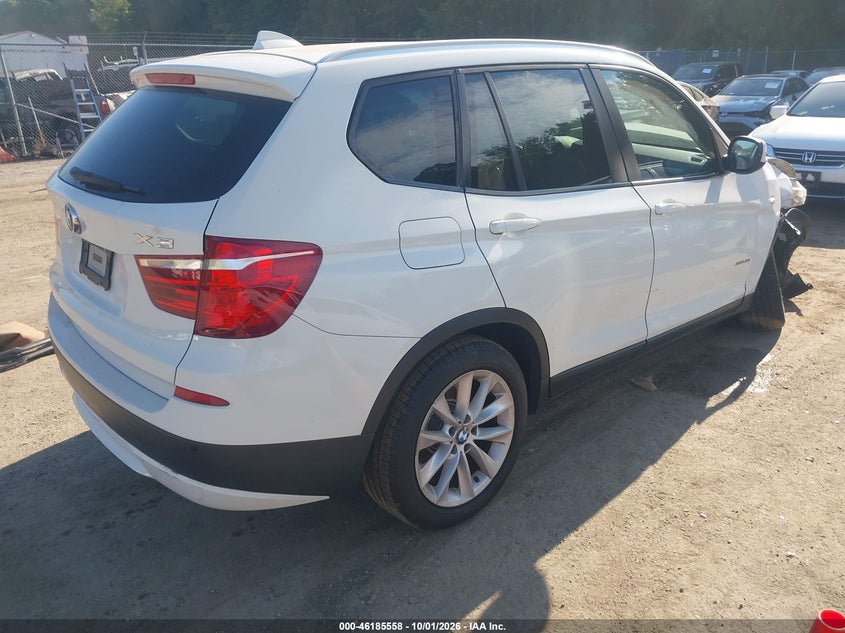Vin: 5uxwx9c53dl873892, lot: 46685418, bmw x3 xdrive28i 20134