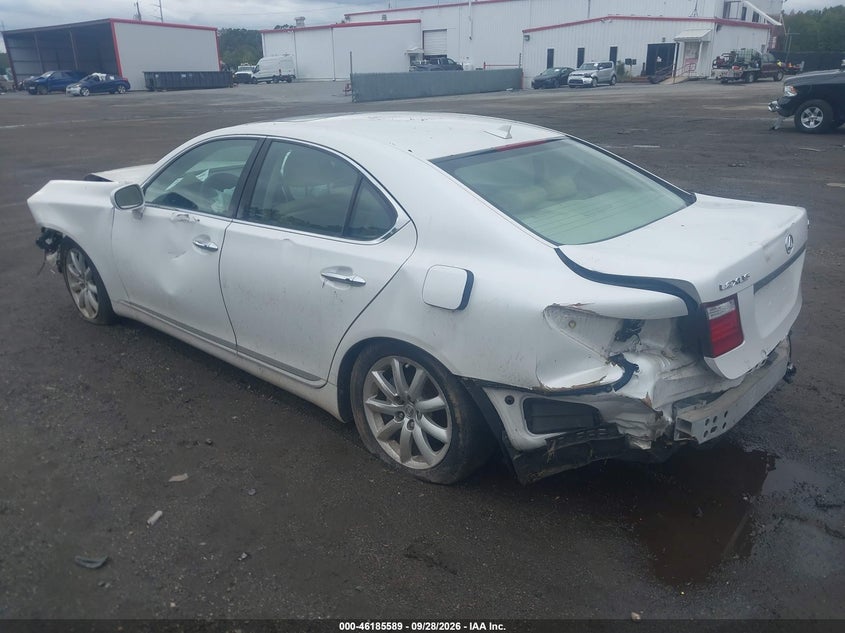 LEXUS LS 460 2007 VIN JTHBL46F775022057