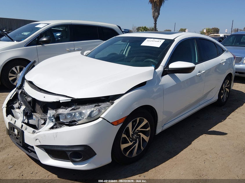 Vin: 2hgfc2f89gh564103, lot: 46685463, honda civic ex 20162