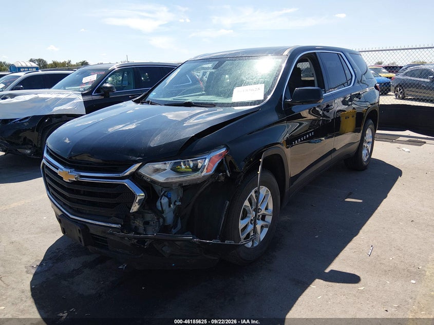 Vin: 1gnerfkw6kj290782, lot: 46685485, chevrolet traverse ls 20192