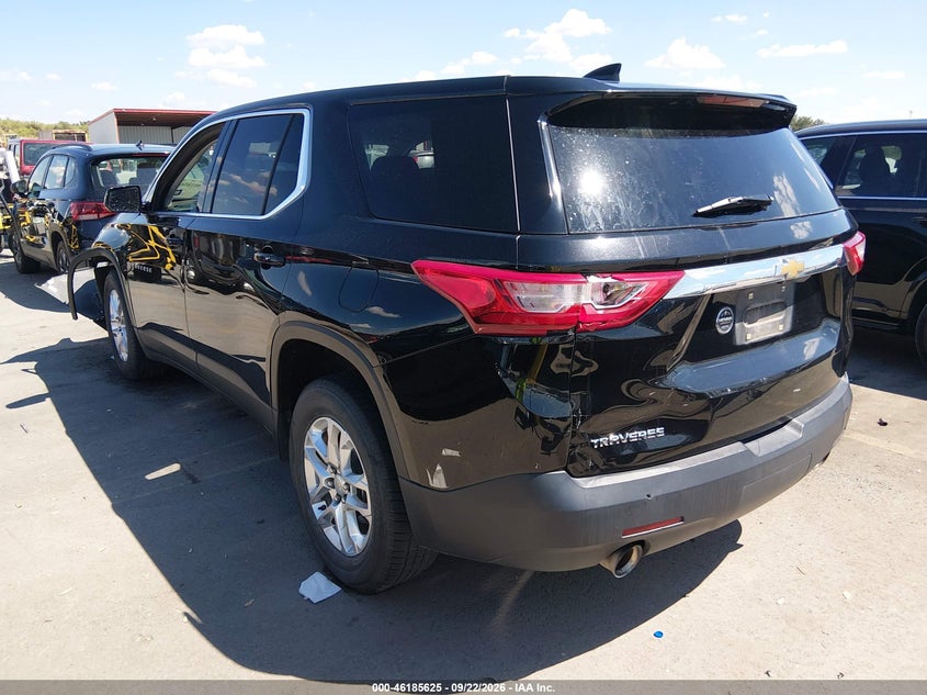 Vin: 1gnerfkw6kj290782, lot: 46685485, chevrolet traverse ls 20193