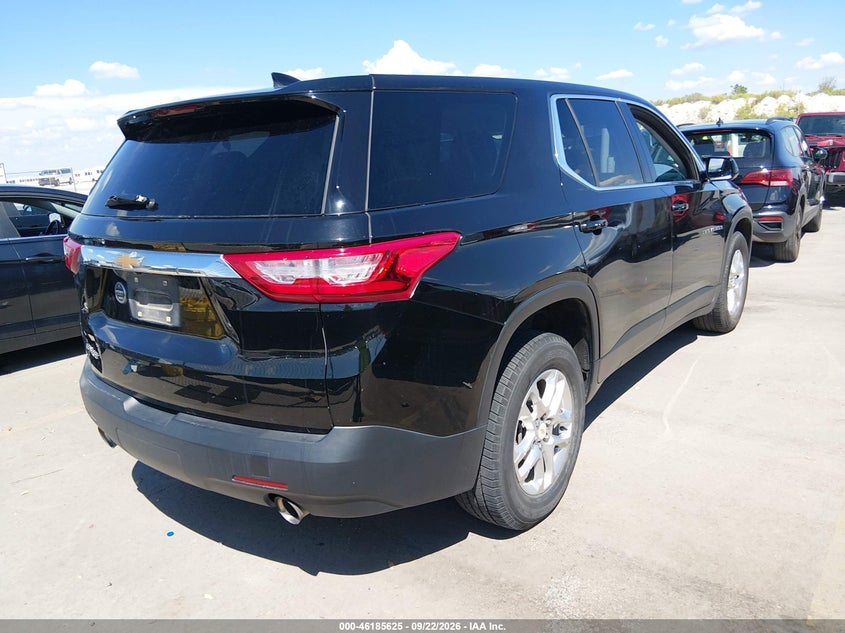 Vin: 1gnerfkw6kj290782, lot: 46685485, chevrolet traverse ls 20194