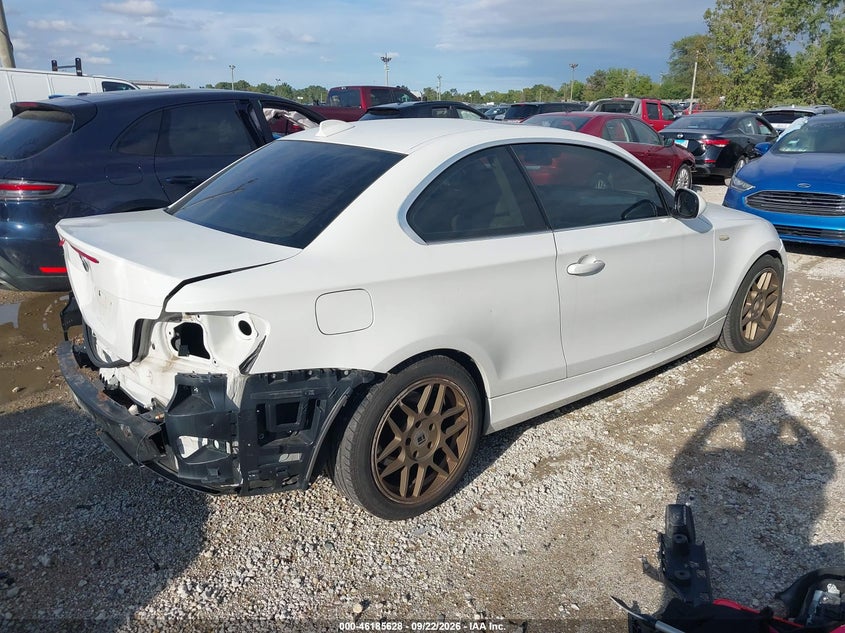 Vin: wbaup7c50dvp25777, lot: 46685488, bmw 128i 20134