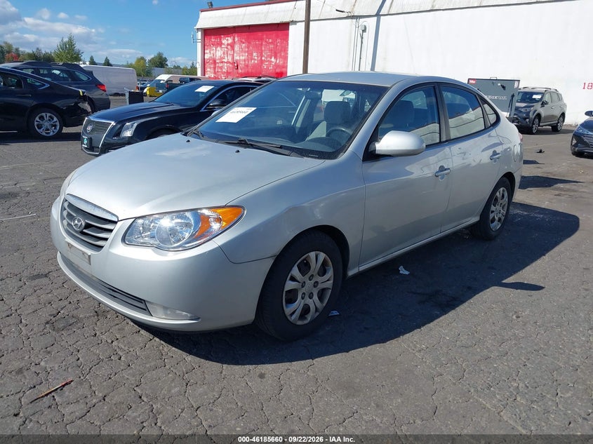 Vin: kmhdu4ad9au185301, lot: 46685520, hyundai elantra gls 20102