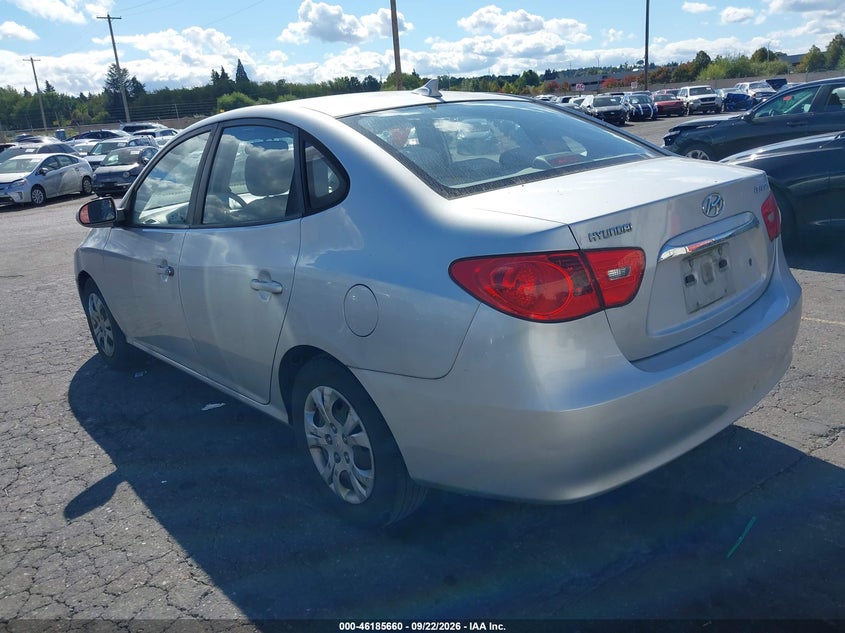 Vin: kmhdu4ad9au185301, lot: 46685520, hyundai elantra gls 20103