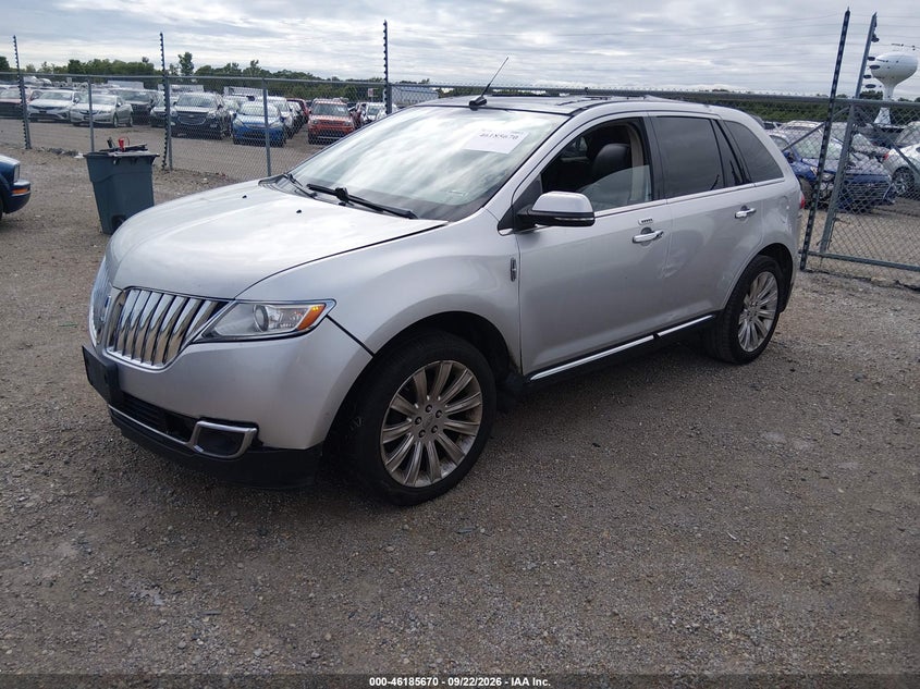 2013 Lincoln MKX, Викрадення, IAAI, VIN 2LMDJ8JK7DBL37007 — фото 2
