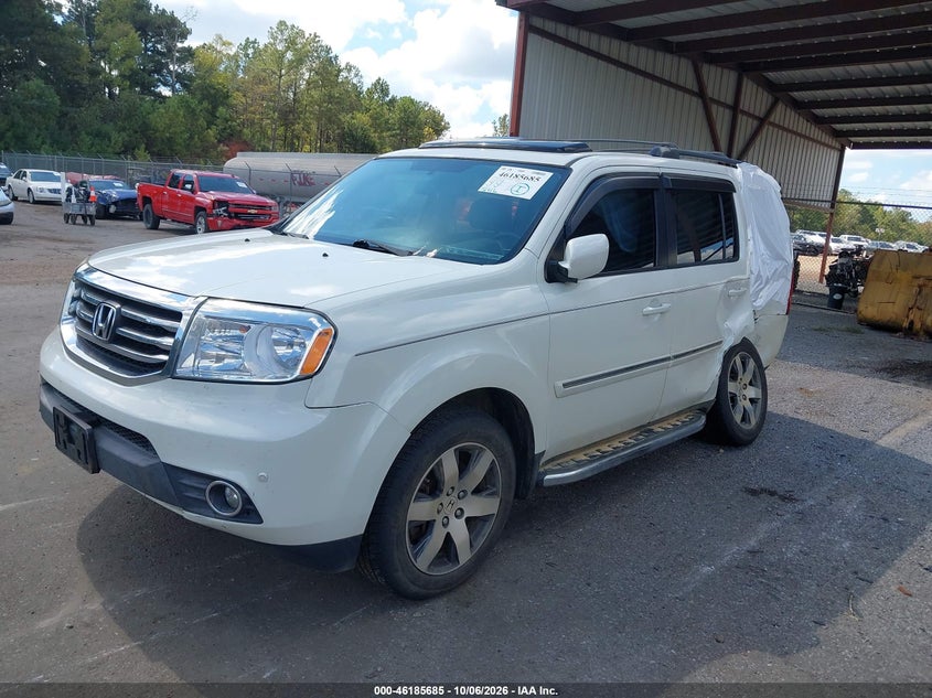 Vin: 5fnyf4h95fb068512, lot: 46685545, honda pilot touring 20152