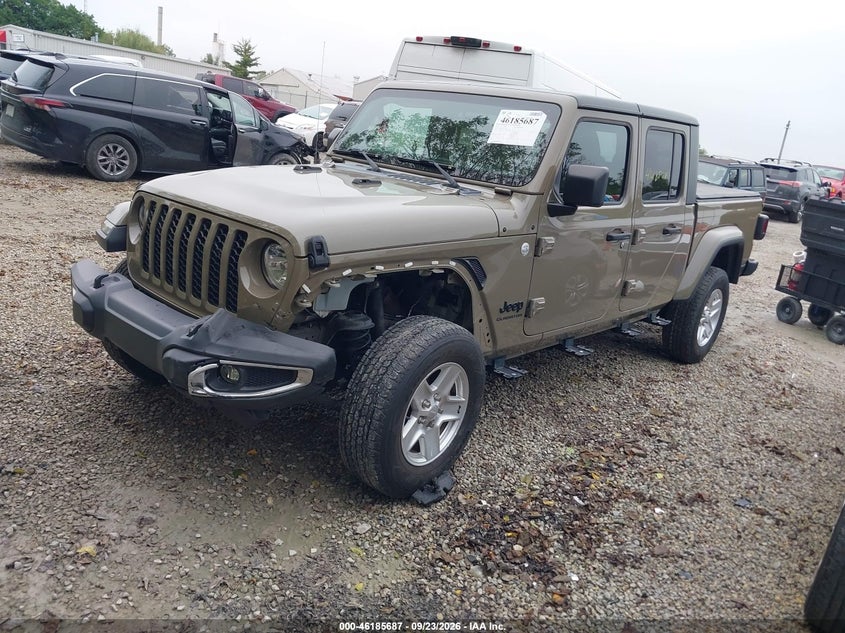 Vin: 1c6hjtag3ll192862, lot: 46685547, jeep gladiator sport s 4x4 20202