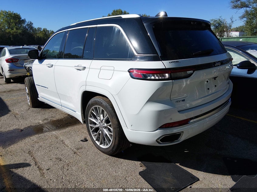 Vin: 1c4rjye60n8749325, lot: 46685560, jeep grand cherokee 4xe summit 4x4 20223