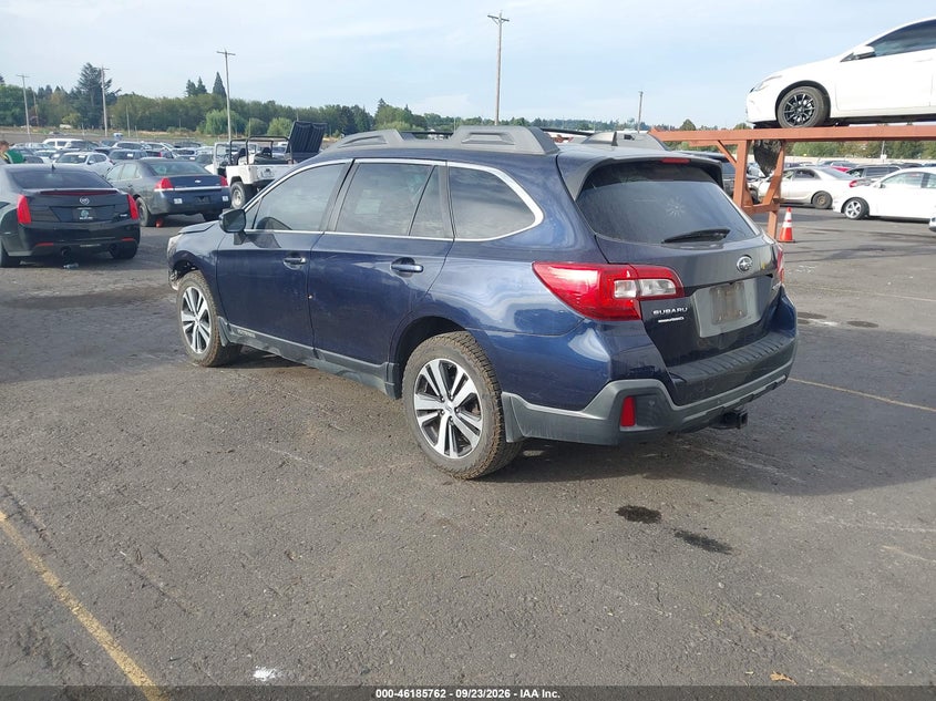 Vin: 4s4bsanc2j3301716, lot: 46685622, subaru outback 2.5i limited 20183