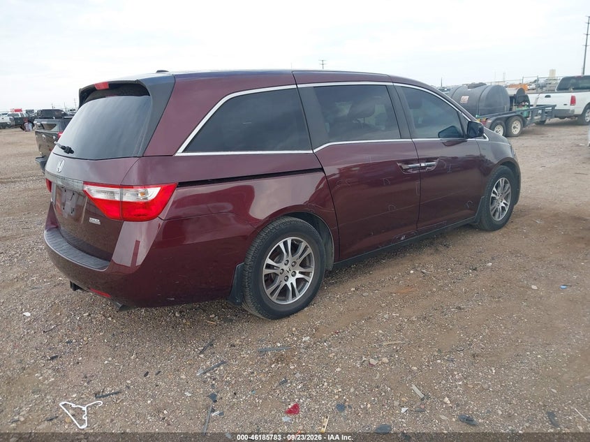 Vin: 5fnrl5h67cb107783, lot: 46685643, honda odyssey ex-l 20124