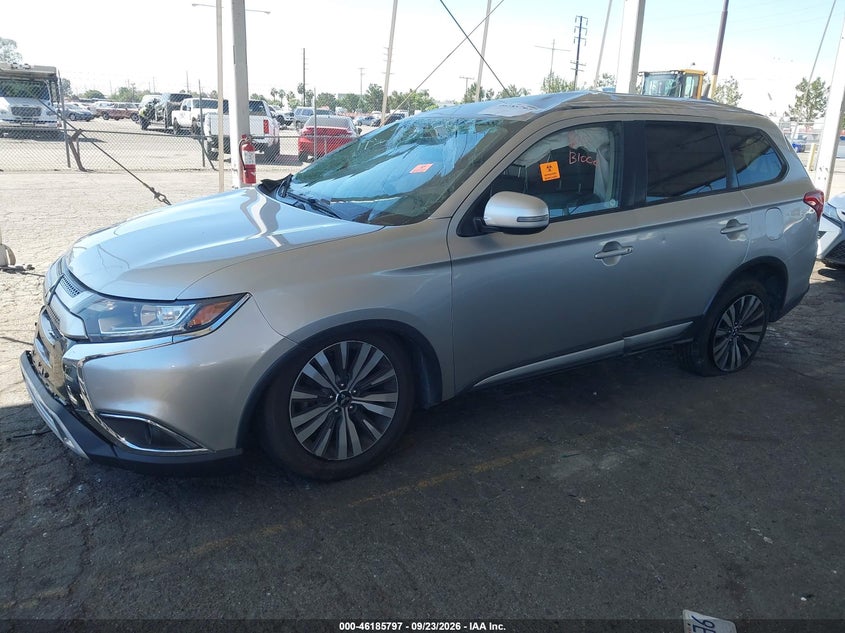 Vin: ja4az3a36kz026972, lot: 46685657, mitsubishi outlander se 20192