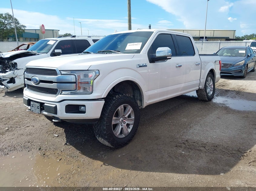 Vin: 1ftew1e48kfc14451, lot: 46685687, ford f-150 platinum 20192