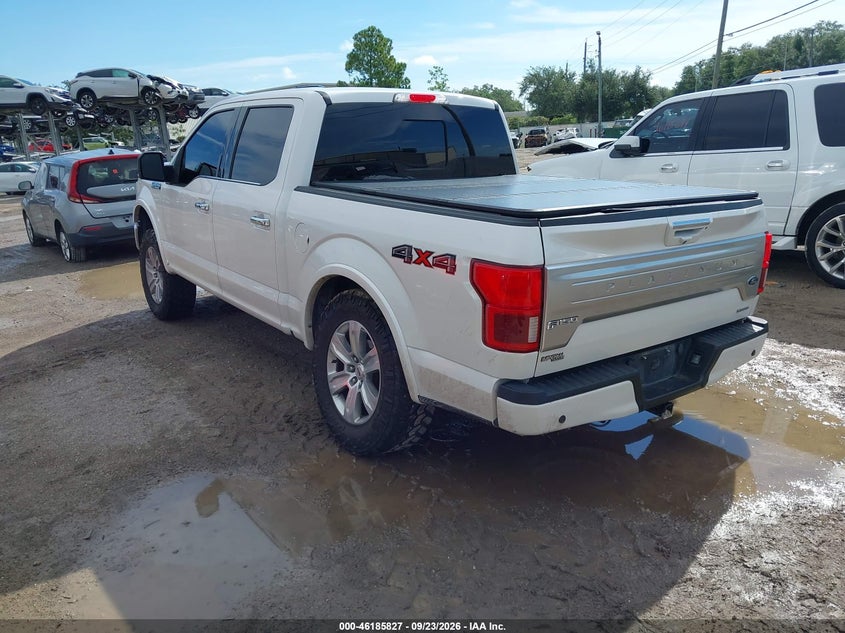 Vin: 1ftew1e48kfc14451, lot: 46685687, ford f-150 platinum 20193
