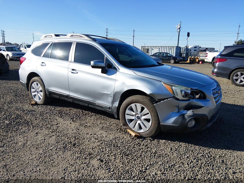 Vin: 4s4bsaec7f3315585, lot: 46685729, subaru outback 2.5i premium 20151