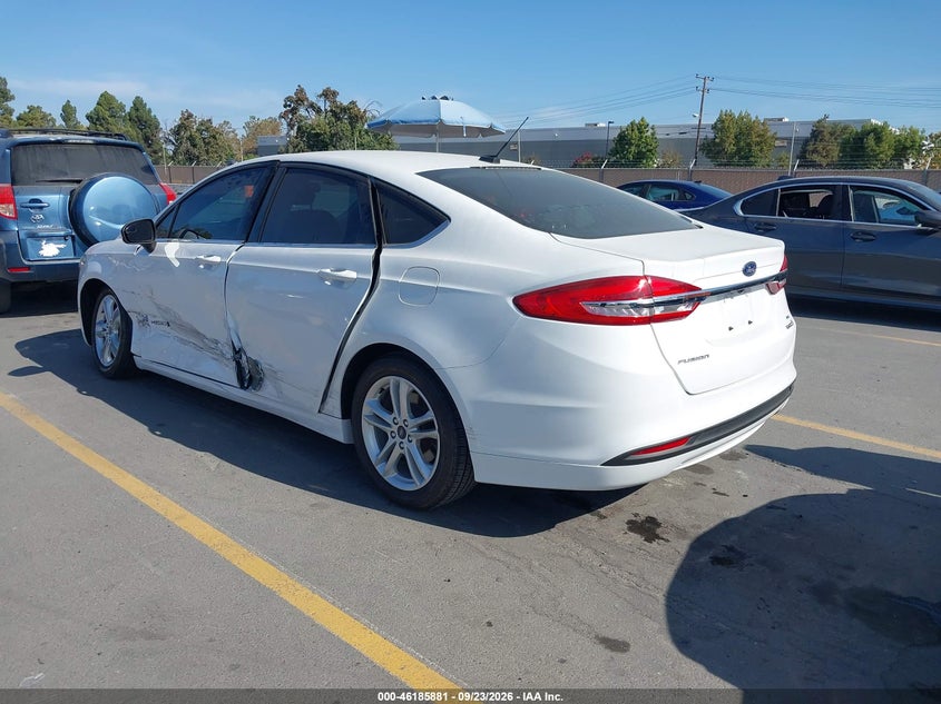 Vin: 3fa6p0lu5jr197226, lot: 46685741, ford fusion hybrid se 20183