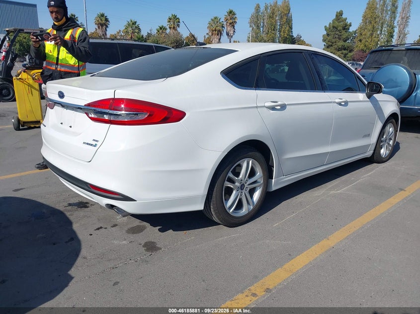 Vin: 3fa6p0lu5jr197226, lot: 46685741, ford fusion hybrid se 20184
