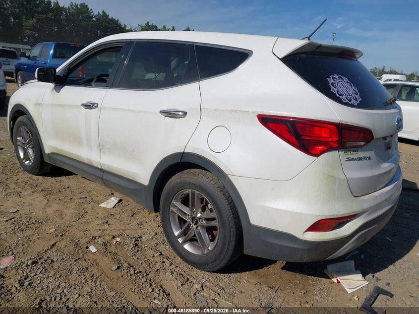 Vin: 5xyzt3lb0jg564188, lot: 46685750, hyundai santa fe sport 2.4l 20183