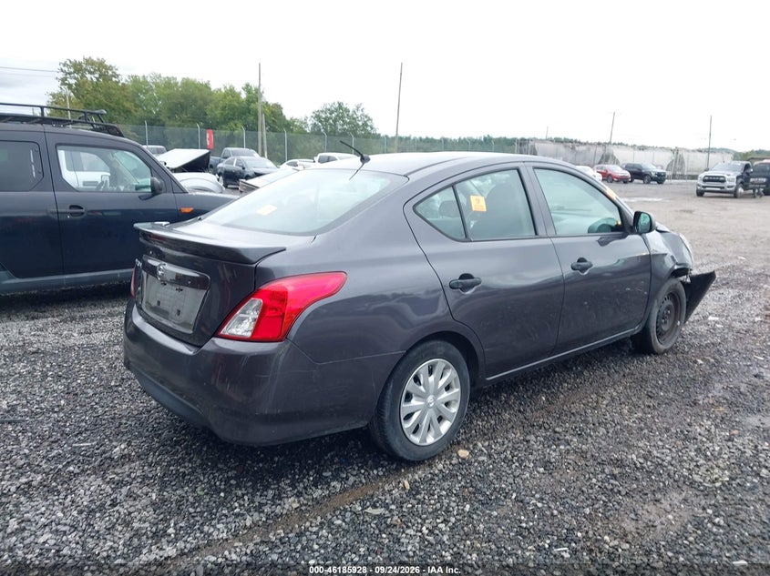 Vin: 3n1cn7ap4fl872442, lot: 46685788, nissan versa 1.6 s+ 20154