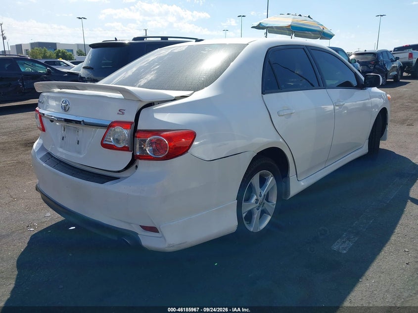 Vin: 2t1bu4ee3bc677013, lot: 46685827, toyota corolla s 20114