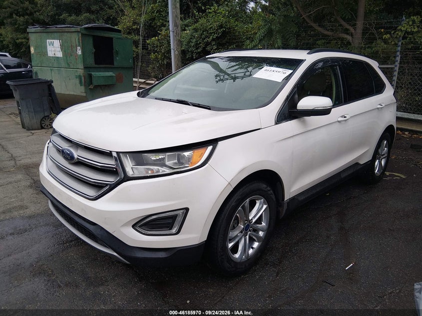 Vin: 2fmpk3j96hbb34086, lot: 46685830, ford edge sel 20172