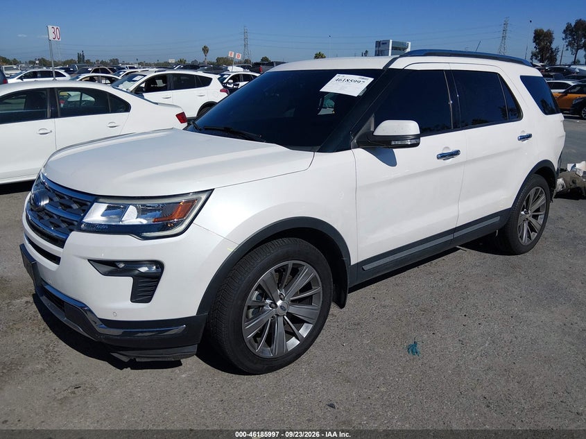 Vin: 1fm5k7f84jgb09832, lot: 46685857, ford explorer limited 20182