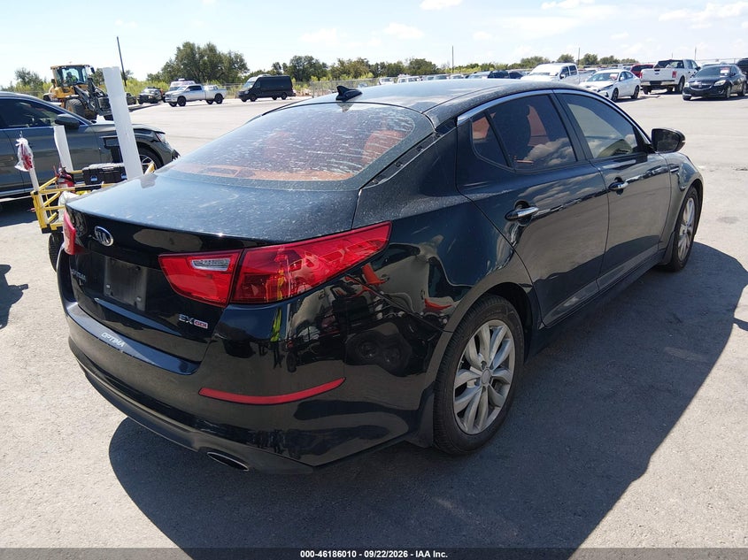 Vin: 5xxgn4a73eg291988, lot: 46685870, kia optima ex 20144