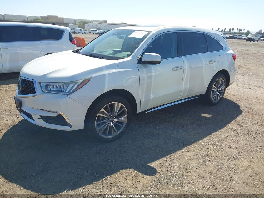 Vin: 5fryd3h58hb013809, lot: 46685883, acura mdx technology package 20172