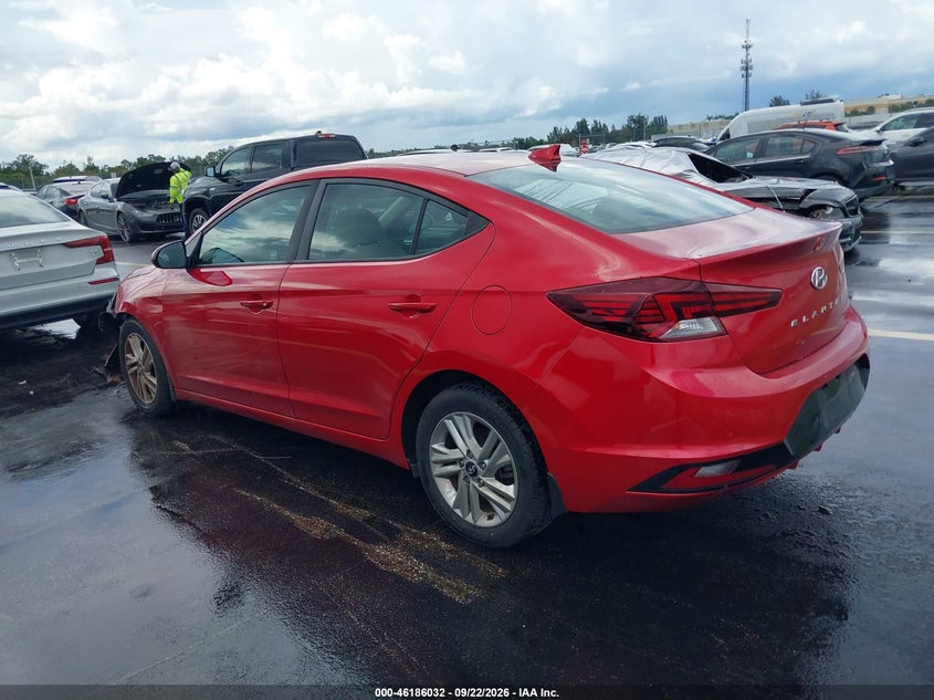 Vin: 5npd84lf3lh586430, lot: 46685892, hyundai elantra sel 20203