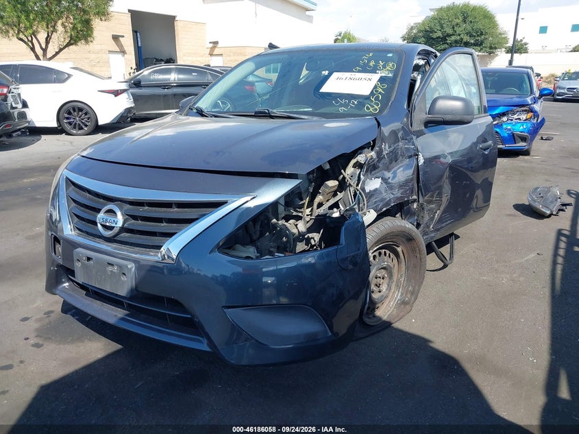 Vin: 3n1cn7ap0fl805918, lot: 46685918, nissan versa 1.6 s+ 20152
