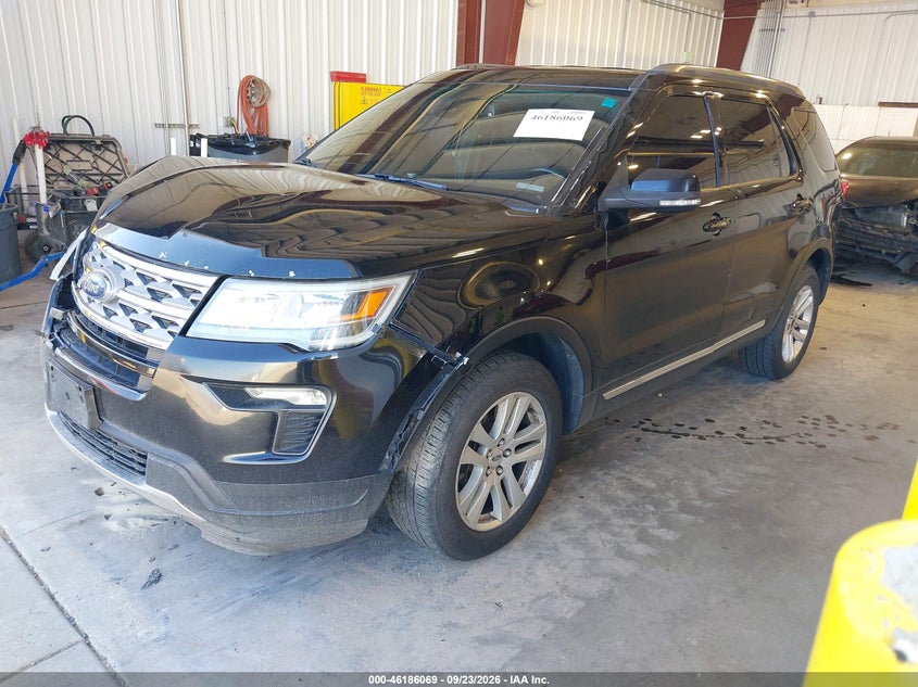 Vin: 1fm5k8d82jga91792, lot: 46685929, ford explorer xlt 20182