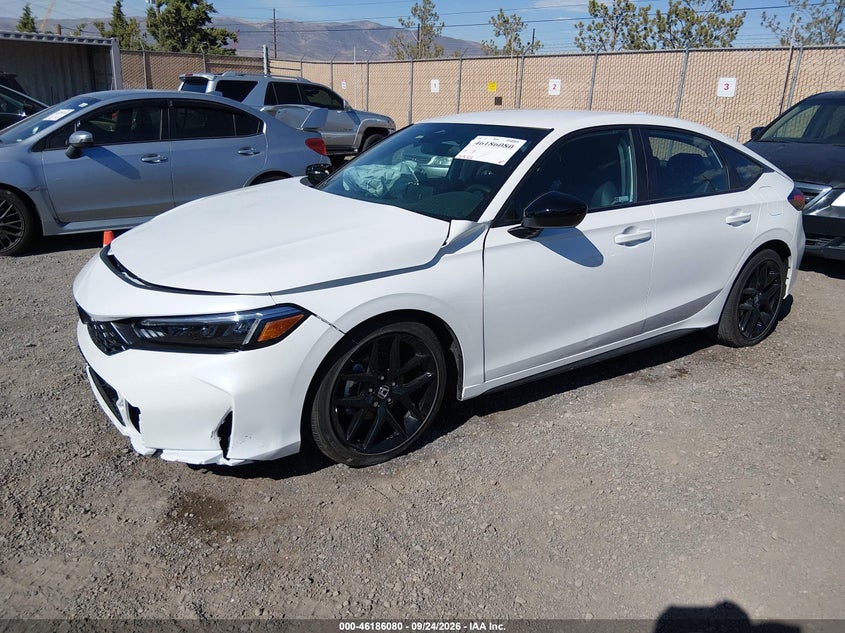 Vin: 19xfl2h82te026702, lot: 46685940, honda civic sport 20262