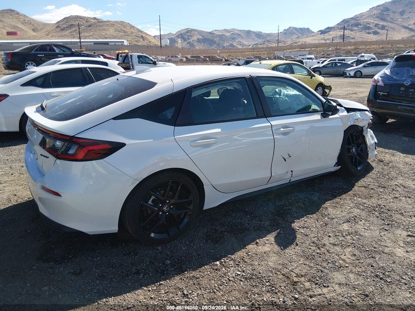 Vin: 19xfl2h82te026702, lot: 46685940, honda civic sport 20264