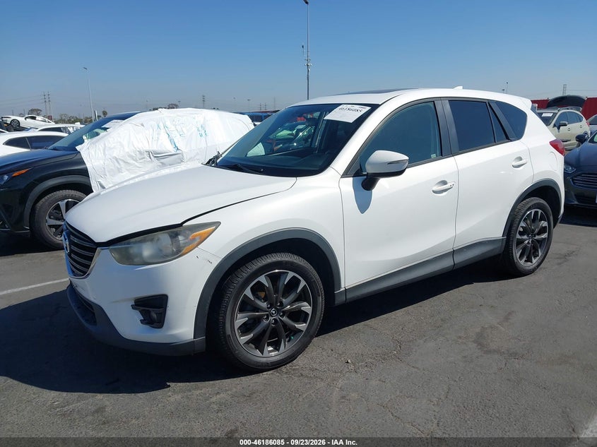 Vin: jm3ke2dy2g0689353, lot: 46685945, mazda cx-5 grand touring 20162