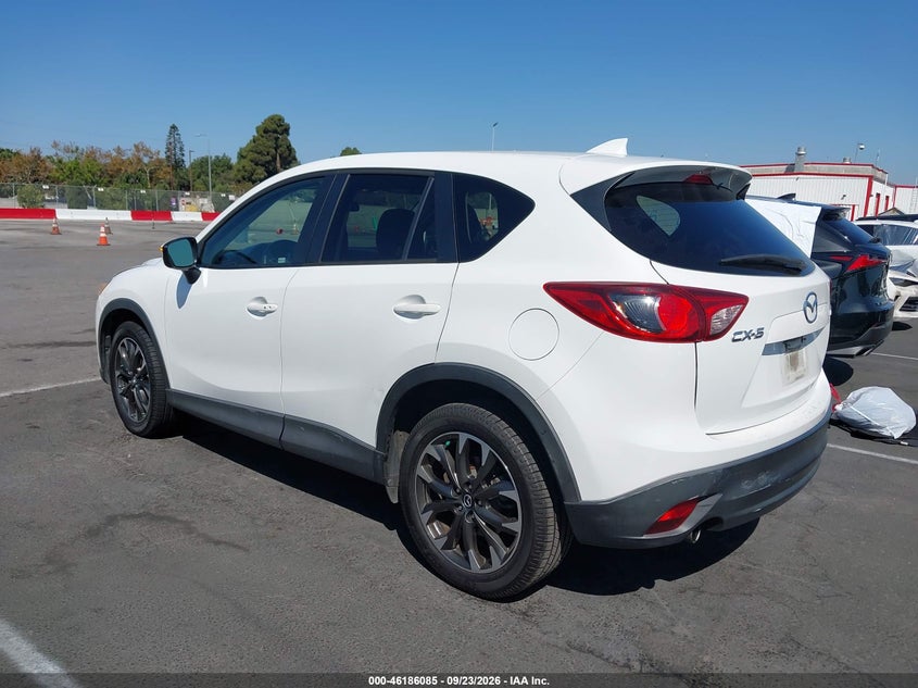 Vin: jm3ke2dy2g0689353, lot: 46685945, mazda cx-5 grand touring 20163