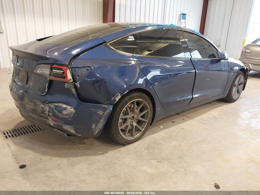 Vin: 5yj3e1ea8nf188720, lot: 46685949, tesla modelo 3 rear-wheel drive 20224