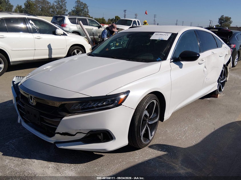 Vin: 1hgcv1f43na065992, lot: 46685970, honda accord sport se 20222