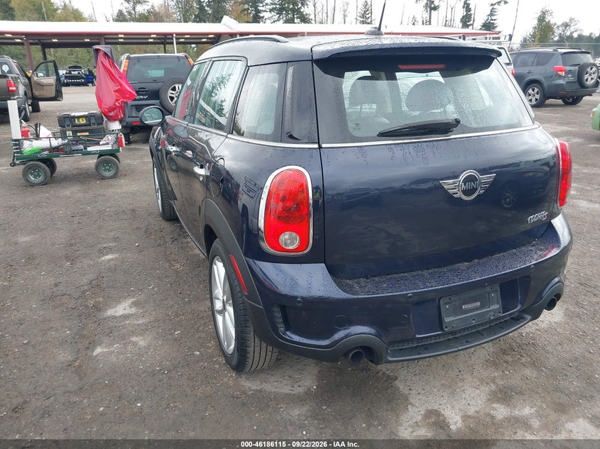 Vin: wmwzc5c52cwl56306, lot: 46685975, mini cooper s countryman 20123