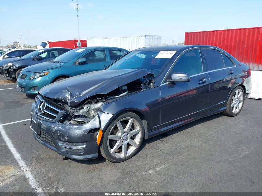 Vin: wddgf4hb2ea957098, lot: 46685977, mercedes-benz c 250 sport 20142