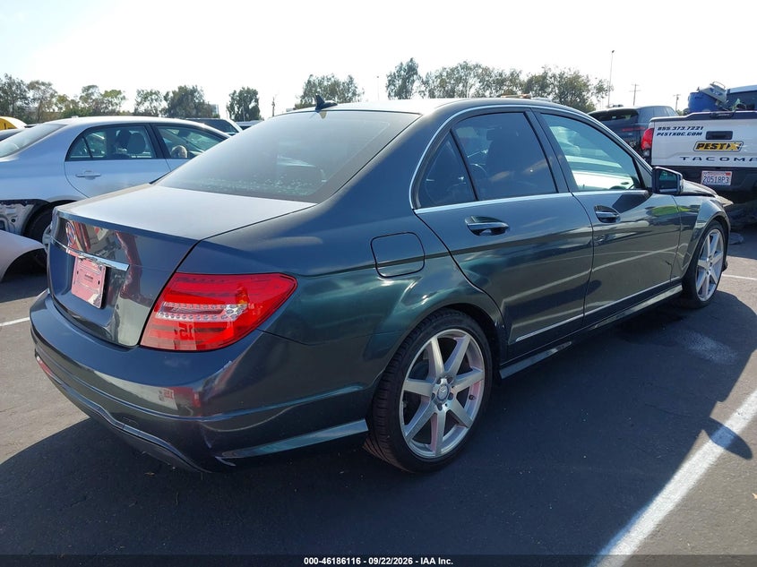 Vin: wddgf4hb2ea957098, lot: 46685977, mercedes-benz c 250 sport 20144