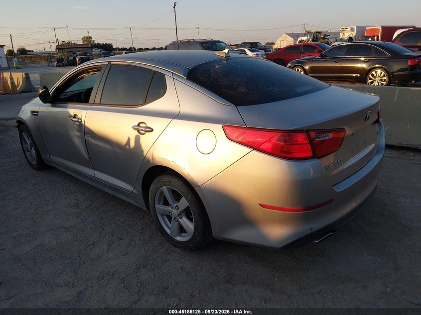 Vin: 5xxgm4a72eg326894, lot: 46685985, kia optima lx 20143