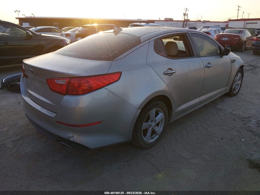 Vin: 5xxgm4a72eg326894, lot: 46685985, kia optima lx 20144