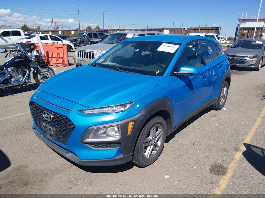 Vin: km8k1caa3ku298016, lot: 46686022, hyundai kona se 20192