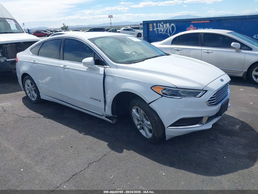 Vin: 3fa6p0lu7jr118669, lot: 46686025, ford fusion hybrid se 2018 img_1