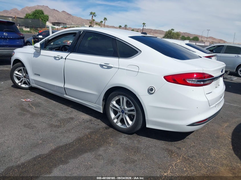 Vin: 3fa6p0lu7jr118669, lot: 46686025, ford fusion hybrid se 20183