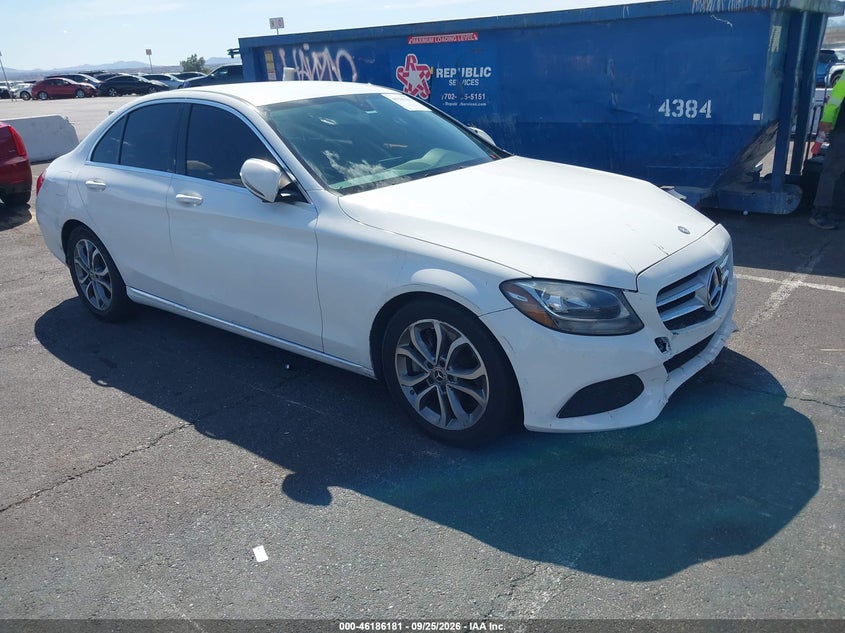 Vin: 55swf4jb6hu211019, lot: 46686041, mercedes-benz c 300 2017 img_1
