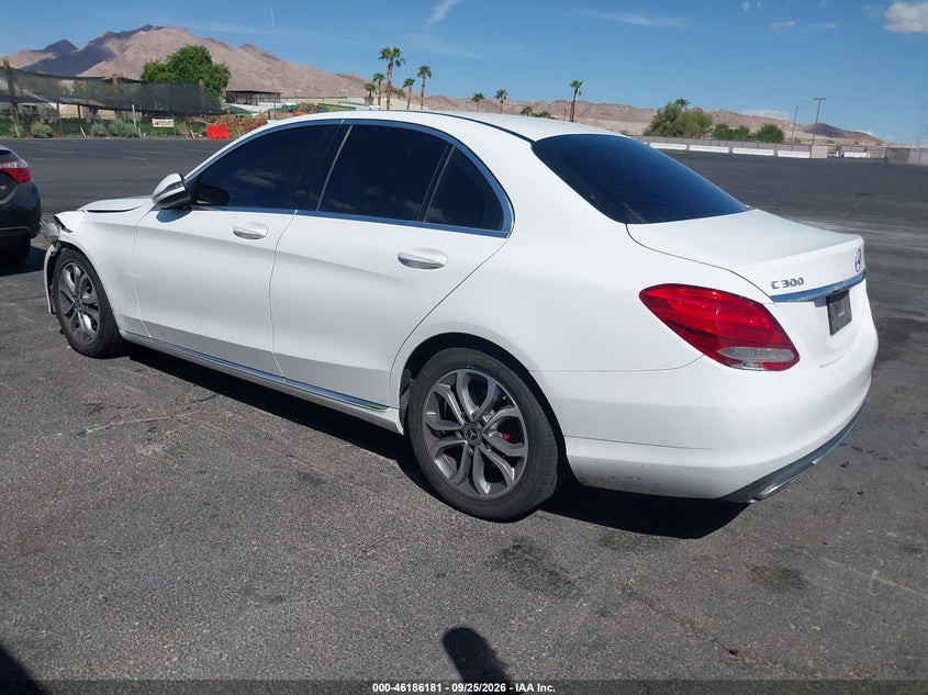 Vin: 55swf4jb6hu211019, lot: 46686041, mercedes-benz c 300 20173
